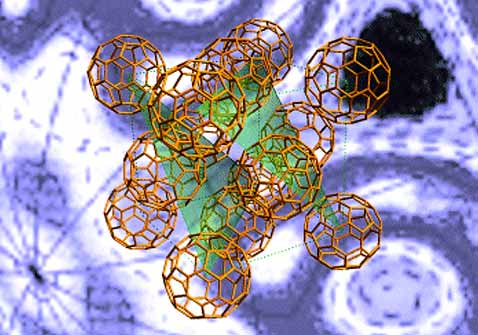Примерно так молекулы выглядят в команде (иллюстрация с сайта isis.rl.ac.uk).